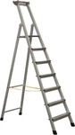 Zarges Stehleiter XLstep S, 41227, mit Plattform, aus eloxiertem Aluminium, bis