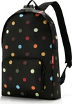 Reisenthel Rucksack Mini Maxi, 45 cm, faltbar, dots, Polyester, wasserabweisend, 14