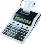 Rebell Tischrechner PDC30, Farbbanddruck, 12-stelliges LC-Display, mit Netzteil