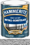 Hammerite Rostschutzfarbe Metall-Schutzlack, 3in1, Hammerschlag, silbergrau,