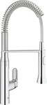 GROHE K&uuml;chenarmatur K7 31379000, chrom, Hochdruck, 140&deg; schwenkbar,...