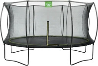 EXIT-Toys Trampolin Silhouette, outdoor, &Oslash; 366cm, schwarz/neongr&uuml;n, mit Netz, bis