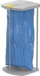 Hailo M&uuml;llsackst&auml;nder ProfiLine WS 120, 1x 120L, mit Deckel, aus Metall