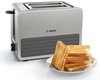 Bosch Toaster TAT7S25, 2 Scheiben, 1050 Watt, Edelstahl, silber