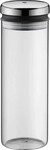 WMF Vorratsglas Depot 3201000862, mit Edelstahldeckel, 1,5 Liter, rund, luftdicht