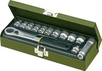 Proxxon Steckschl&uuml;ssel 23602, 13-teilig, 5,5 - 14mm Schl&uuml;sselweite, offene