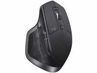 Logitech Maus MX Master 2S Wireless Mouse, grafit, 7 Tasten, 4000dpi, bis zu 3