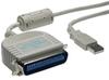 LogiLink USB-Adapter AU0003C, für Drucker 1,5m, USB-A Stecker / Centronics 36