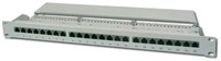 Digitus Patchpanel DN-91624S, Cat 6, 19 Zoll, 1HE, grau, geschirmt, mit 24 Ports