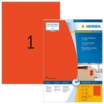 Herma Universaletiketten 4402 Special, rot, 210 x 297mm, 100 Blatt, 100 St&uuml;ck
