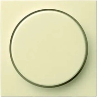 Gira Dimmer-Abdeckung System 55, 0650 01, cremewei&szlig; gl&auml;nzend