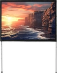 Celexon Beamer-Leinwand Faltrahmen Mobil Expert, 120 Zoll, 244 x 183 cm, Format...