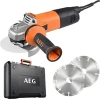 AEG Winkelschleifer WS 12-125 SK, 4935451307, 125 mm, 1200 W, mit Seitengriff, 2