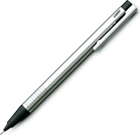 Lamy Druckbleistift 105 logo black, 1228035, HB, silber/schwarz, Strichbreite 0.7mm