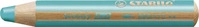 Stabilo Buntstifte woody 3 in 1, 880/470, Multitalent-Stift, t&uuml;rkis, 1 St&uuml;ck