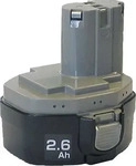 Makita Werkzeugakku 1434 NI-MH, 193101-2, 14,4V / 2,5Ah, Stab-Akku