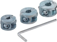 Wolfcraft Tiefenstopp 2755000, Set, f&uuml;r Bohrerdurchmesser 6, 8 und 10mm