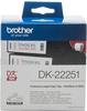 Brother-Etiketten DK-22251, weiß, 62mm x 15,24m, Zweifarb-Endlos-Etiketten Papier