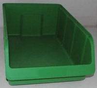 H&uuml;nersdorff Sichtlagerkasten 675400, Gr&ouml;&szlig;e 5, gr&uuml;n, Polypropylen, 489 x 312...