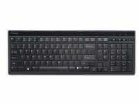 Kensington Tastatur Advance Fit, K72357DE, Full-Size Slim-Tastatur, USB, schwarz