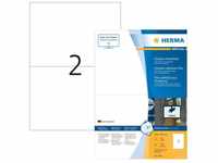 Herma Folienetiketten 9541 Outdoor, weiß matt, 210 x 148mm, wetterfest, 40 Blatt, 80