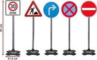 JAMARA Lernspielzeug 460293, Traffic-Set Grand B, ab 3 Jahre, 5 Schilder zum