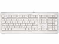 CHERRY Tastatur KC 1068 JK-IP1068DE-0, abwaschbar, wasserfest, USB, weiß/grau