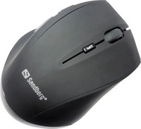 Sandberg Maus Wireless Pro 630-06, 5 Tasten, 1600 dpi, kabellos, schwarz