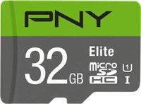 PNY Micro-SD-Karte Elite, 32GB, bis 100 MB/s, UHS-I U1, SDHC