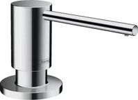hansgrohe Sp&uuml;lmittelspender A41 40438000, verchromt, Einbau-Spender, aus Metall,