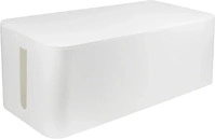 LogiLink Kabelbox KAB0063 Big, aus Kunststoff, wei&szlig;, 41 x 16 x 14 cm