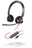 Poly Headset Blackwire 3320-M, Stereo-Headset mit Mikrofon, USB-A
