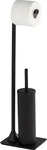 Wenko WC-Garnitur Hella 23710100, Metall schwarz matt