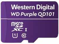 WesternDigital Micro-SD-Karte WD Purple SC QD101, WDD128G1P0C, bis 100 MB/s, U1 /