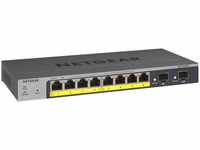 Netgear Switch ProSafe GS110TP-300EUS, 8 x bis 1000 Mbit/s RJ45 Ports,8 x PoE+,