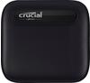 Crucial Festplatte X6 Portable SSD, CT1000X6SSD9, 1,8 Zoll, extern, USB 3.1, schwarz,