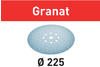 Festool Schleifpapier Granat STF D225/128P180 GR25, K180, 225mmØ, 25
