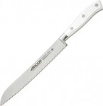 Arcos Brotmesser Riviera Blanc 231324, 20 cm Edelstahlklinge mit Wellenschliff...