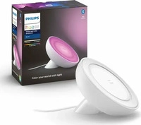 Philips-Hue Tischlampe Bloom, wei&szlig; mit LED, mit Netzstrom, 500 Lumen / 6 W, dimmbar,