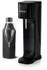 Sodapop Wassersprudler Joy ECO, schwarz, mit 1 Glasflasche und 1 Zylinder