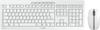 Cherry Tastatur Stream Desktop Recharge, JD-8560DE-0, mit Funkmaus, weiß / grau