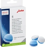 Jura Reinigungstabletten 24225, 3-Phasen, f&uuml;r Kaffeevollautomaten, 6 Tabletten,