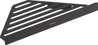 hansgrohe Duschablage AddStoris, schwarz matt, zum Bohren, aus Metall, 30,5 x 4,3 cm