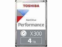 Toshiba Festplatte X300 Performance HDWR440UZSVA, 3,5 Zoll, intern, SATA III, 4TB,