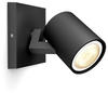 Philips Deckenstrahler Hue Runner Spot LED schwarz, schwenkbar, smart, mit