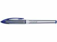 uni-ball Tintenroller AIR, 145851, Gehäuse silber, 0.35 - 0.6mm, Schreibfarbe blau