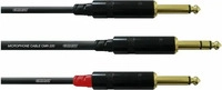 Cordial Audiokabel CFY VPP, 10623, Adapterkabel, 3-polig , 6,3mm Klinken-Stecker auf