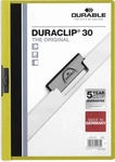 Durable Klemmhefter 2200-05, Duraclip, A4, f&uuml;r 30 Blatt, gr&uuml;n