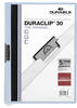 Durable Cliphefter 2200-06, Duraclip, A4, für 30 Blatt, blau