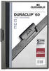 Durable Cliphefter 2209-57 Duraclip, A4, für 60 Blatt, anthrazit